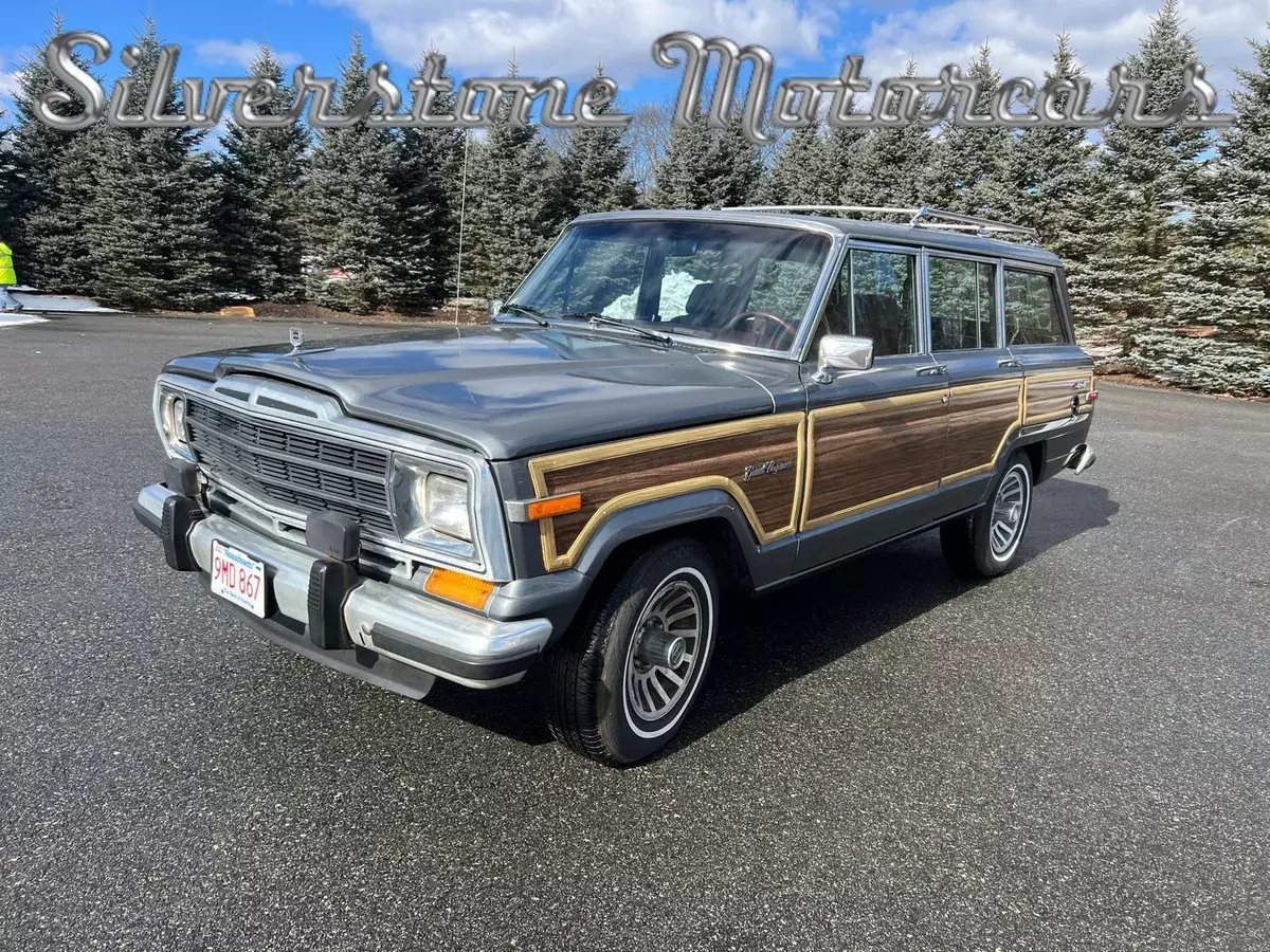 1989 Blue 4X4 Wagoneer Excellent Driver 2 Owner 1989 Jeep Grand Wagoneer