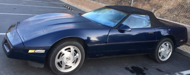 1989 BLUE ON BLUE CORVETTE CONVERTIBLE AUTO FAST ! NEW PAINT, NU SEATS, NEW TOP! 1971 AMC AMX
