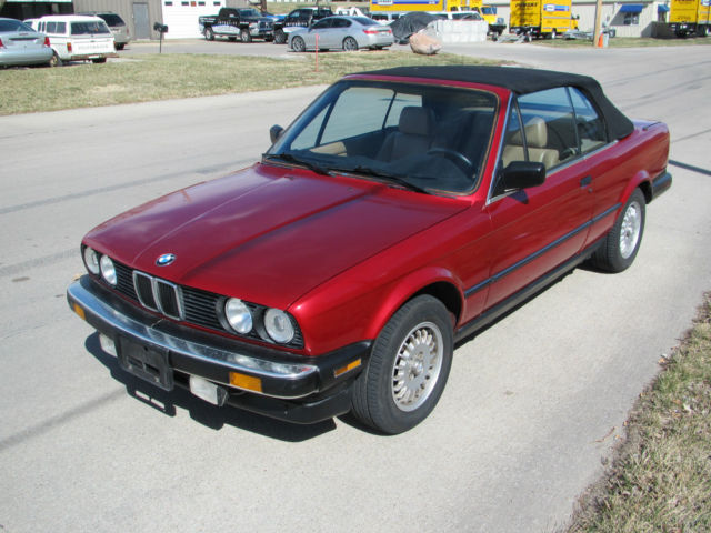1989 BMW 325i Convertible 2-Door 2.5L Auto M20B25 E30 1989 BMW 3-Series Base Convertible 2-Door