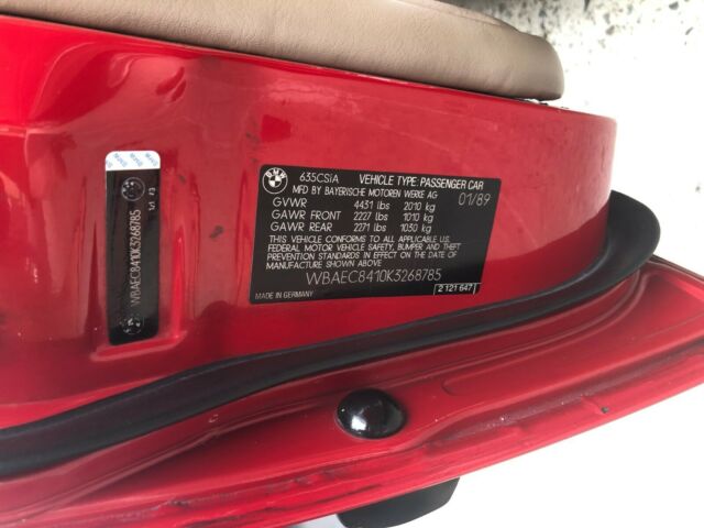 1989 BMW 6-Series Fully Loaded - photo 7