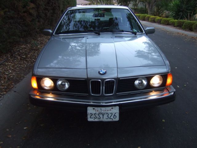 1989 BMW 635csi, New Rear Suspension, Well Cared For, Daily Driver, Or Restore. 1989 BMW 6-Series e24