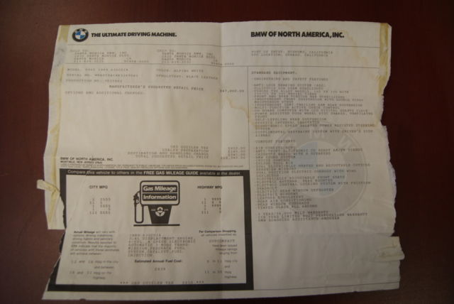1989 BMW 6-Series 2 DOOR COUPE - photo 13