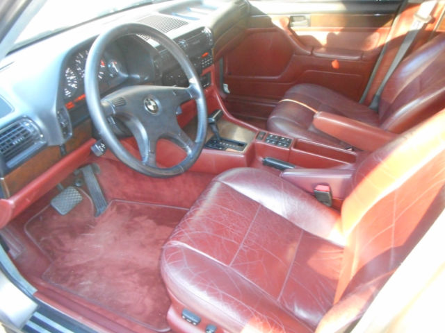 1989 BMW 7-Series leather - photo 7