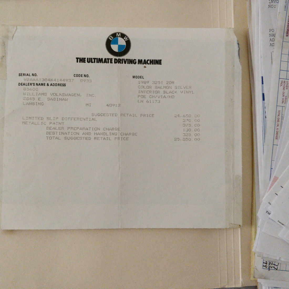 1989 BMW 3-Series I - photo 8