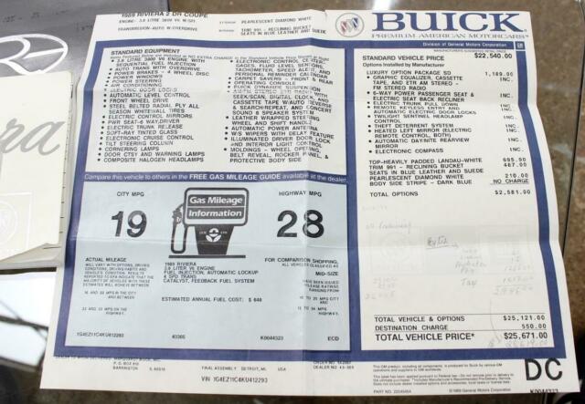 1989 Buick Riviera -- - photo 11
