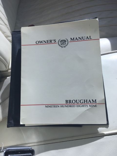 1989 Cadillac Brougham Base Sedan 4-Door - photo 12