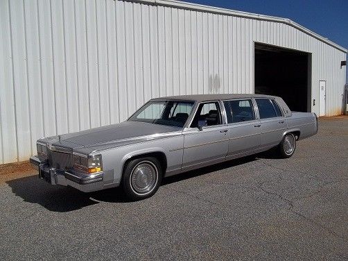 1989 Cadillac Brougham Limo 41000 Miles Gray 1989 Cadillac Brougham --