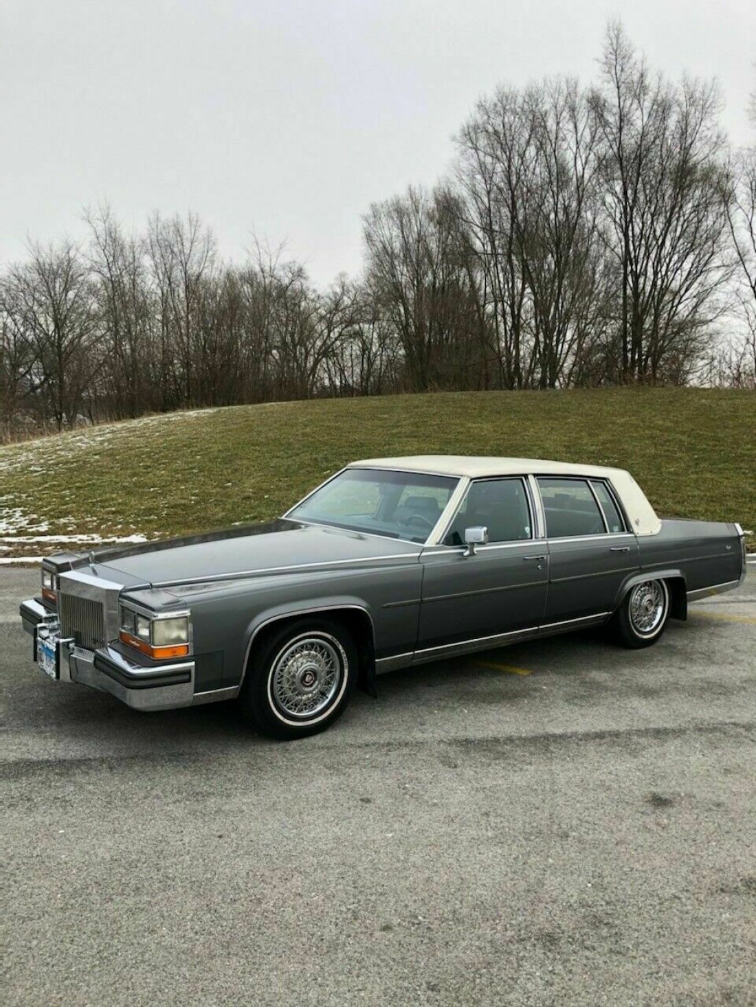 1989 Cadillac Brougham Sedan Grey RWD Automatic D'Elegance 1989 Cadillac Brougham D'Elegance