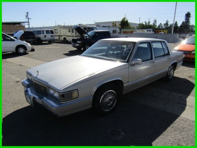 1989 Cadillac DeVille Used 4.5L V8 16V Automatic NO RESERVE 1989 Cadillac DeVille Base Sedan 4-Door