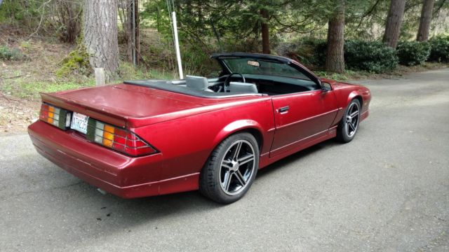 1989 Chevrolet Camaro camaro Iroc Z28 convertible - photo 3