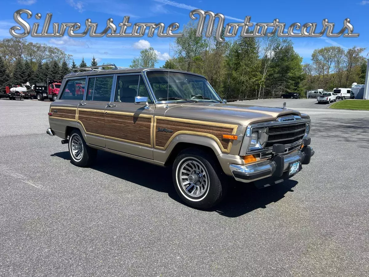 1989 Champagne Original Loaded Wagoneer Great Driver 1989 Jeep Grand Wagoneer