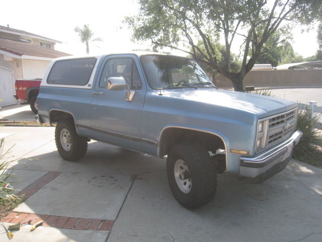 1989 Chevrolet Blazer Silverado Sport Utility 2-Door 5.7L, Rust Free Calif.Car 1989 Chevrolet Blazer LT