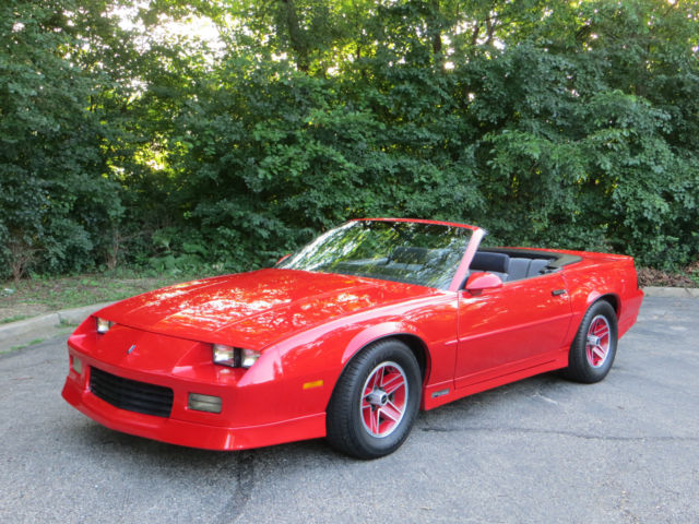 1989 Chevrolet Camaro RS Convertible 5.0L V8 1989 Chevrolet Camaro RS
