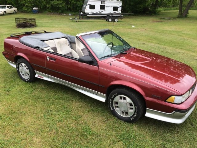 1989 Chevrolet Cavalier Z-24 convertible 1989 Chevrolet Cavalier Z-24
