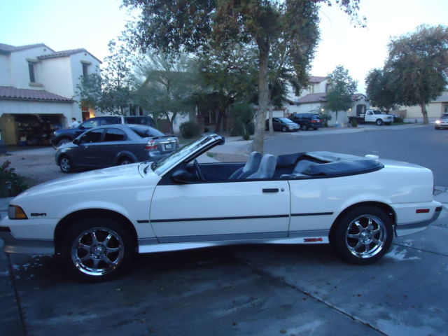 1989 Chevrolet Cavalier Z24 Convertible Arizona Rust Free Z24 Mini Z28 Clean 1989 Chevrolet Cavalier Z24 Convertible 2-Door like a mini Z28