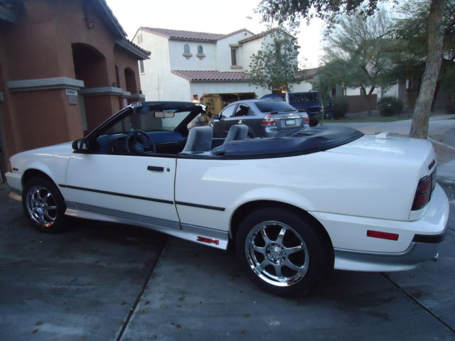 1989 Chevrolet Cavalier Z24 Convertible 2-Door like a mini Z28 - photo 7