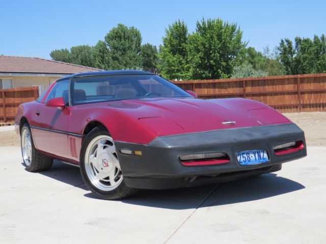 1989 Chevrolet Chevy Corvette Vette Targa Top 87K Miles CA/NV Car Well Maintaned 1989 Chevrolet Corvette