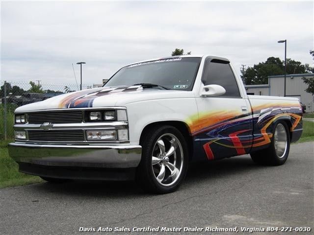 1989 CHEVROLET C/K 1500 C1500 Silverado Custom Lowered 104355 Miles White Pickup 1989 Chevrolet C/K Pickup 1500 C1500 Silverado Custom Lowered