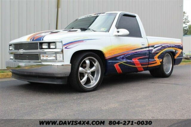 1989 CHEVROLET C/K 1500 C1500 Silverado Custom Lowered Show 104855 Miles White T 1989 Chevrolet C/K Pickup 1500 C1500 Silverado Custom Lowered Show