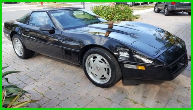 1989 Chevrolet Corvette 1990 1988 C4 Black Automatic FREE SHIPPING NO RESERVE! 1989 Chevrolet Corvette