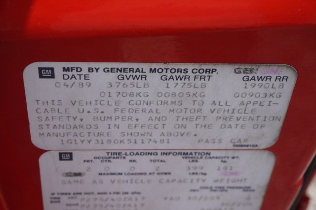 1989 Chevrolet Corvette -- - photo 13