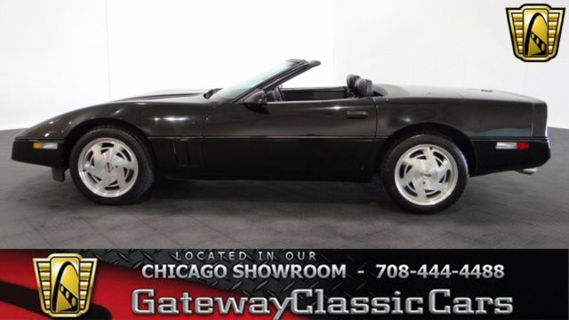 1989 Chevrolet Corvette 46170 Miles Black Convertible 350 CID V8 TPI Automatic 1989 Chevrolet Corvette
