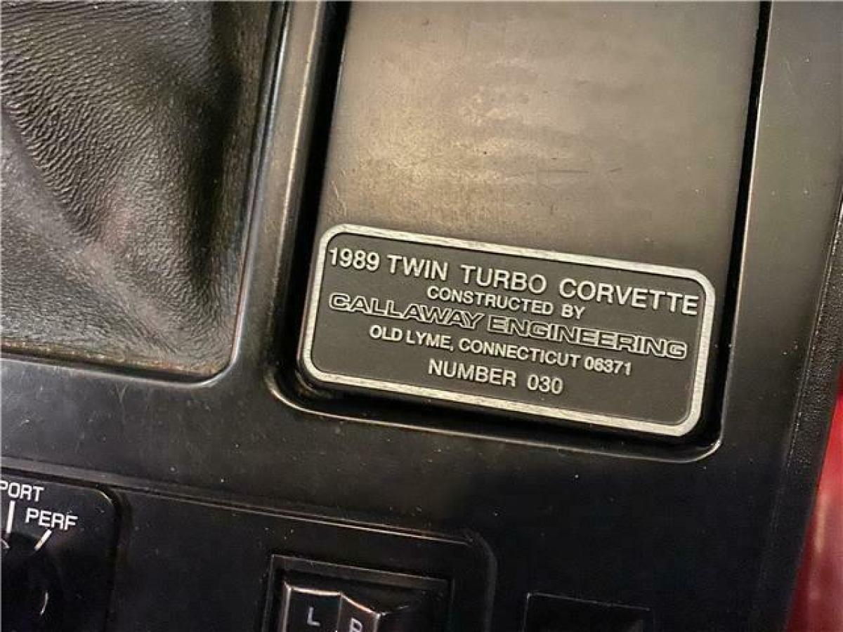1989 Chevrolet Corvette CALLAWAY CALLAWAY TWIN TURBO - photo 11