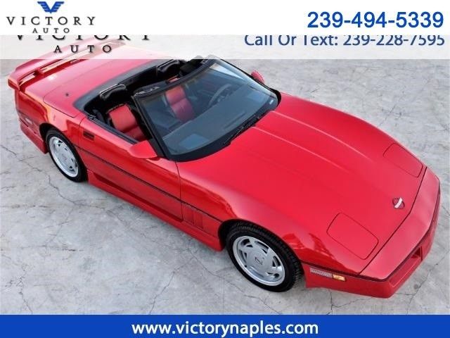 1989 Chevrolet Corvette Convertible 70,927 Miles Red 5.7L V8 OHV 16V 6 Speed 1989 Chevrolet Corvette Convertible