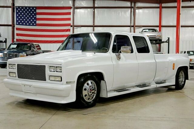 1989 Chevrolet R3500 Crew Cab 19453 Miles White Pickup Truck 7.4L V8 3-Speed Aut 1989 Chevrolet Other Pickups Crew Cab