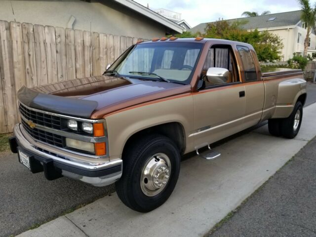 1989 Chevrolet Silverado Extra Cab Dually Pickup,1 OWNER CALIF TRUCK, BEAUTIFUL 1989 Chevrolet C/K Pickup 3500 BEAUTIFUL CALIFORNIA TRUCK