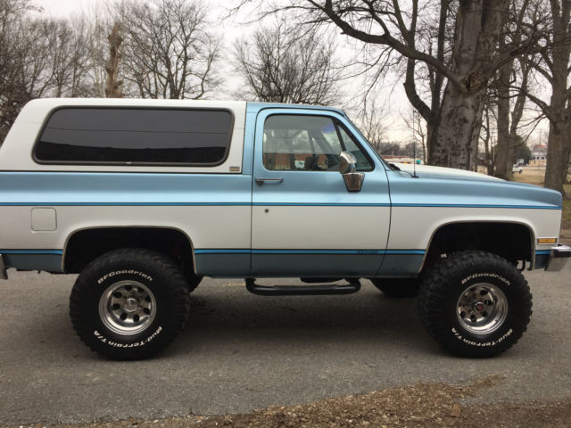 1989 Chevrolet Silverado K5 Blazer ONE OF A KIND 127,000 miles. C10, K10, k5 1989 Chevrolet Blazer Silverado