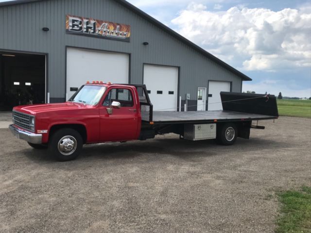 1989 Chevy 3500 tilt bed tow truck fresh restoration 1989 Chevrolet C/K Pickup 3500 Tilt bed