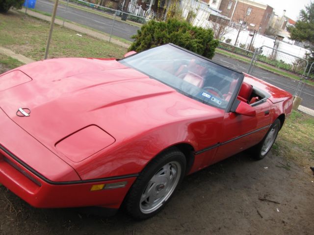 1989 Chevy corvette onvertible 59k 1989 Chevrolet Corvette CONVERTIBLE