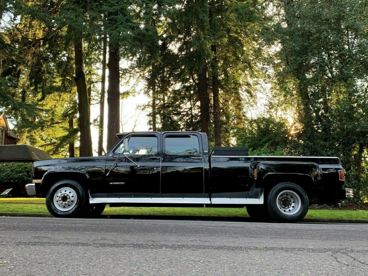 1989 Chevy Silverado 3500 Dually 3+3 Crew Cab 4-DR AT 7.4L 454 V8 ONLY 75K MILES 1989 Chevrolet C/K Pickup 3500 CREW CAB 3+3