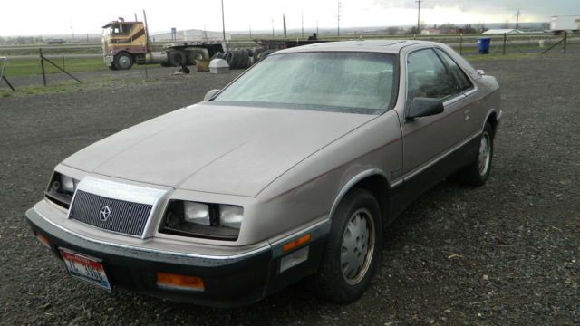 1989 Chrysler LeBaron Premium Coupe, 49289 Original Miles! Turbo! Sunroof! 1989 Chrysler LeBaron