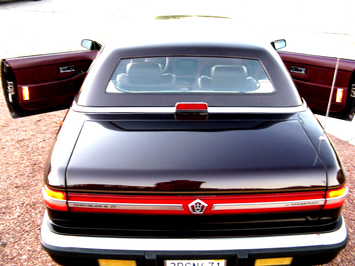 1989 Chrysler TC Maserati - photo 6