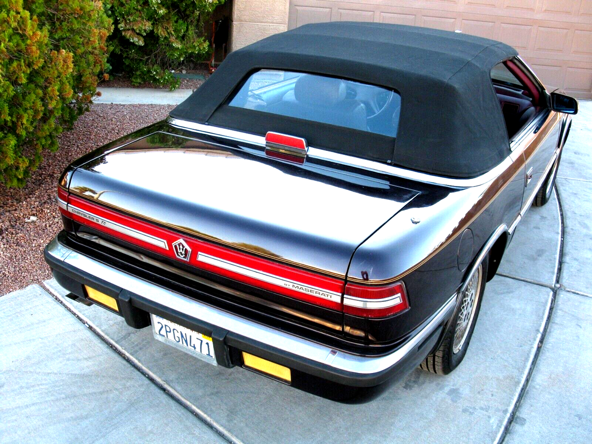 1989 Chrysler TC Maserati - photo 7