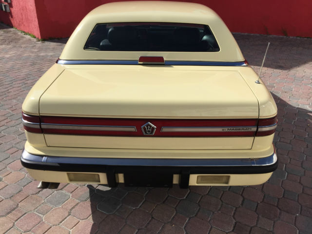 1989 Chrysler TC by Maserati - photo 5