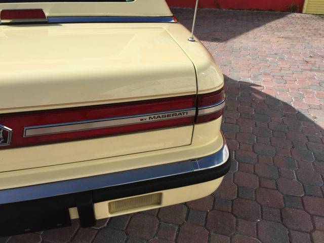 1989 Chrysler TC by Maserati - photo 6
