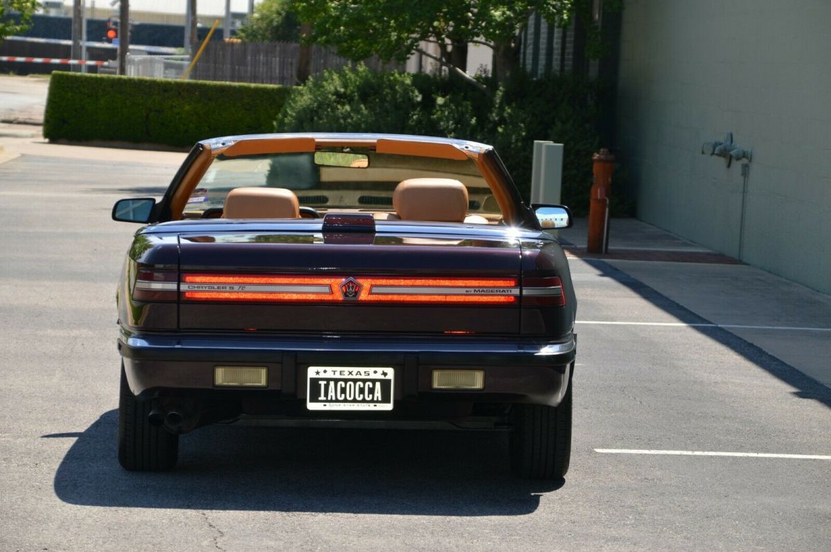 1989 Chrysler TC Maserati - photo 3
