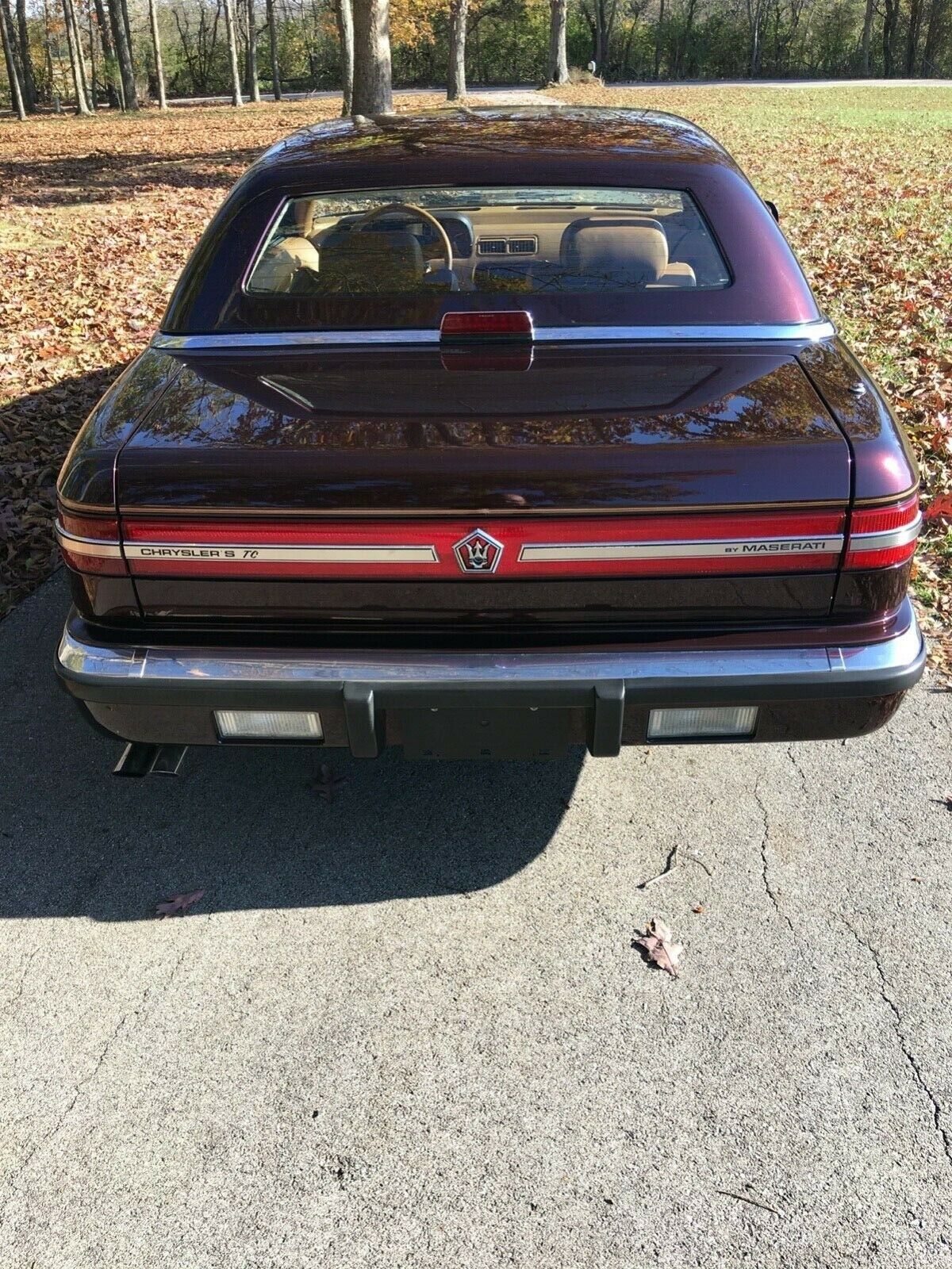 1989 Chrysler TC Maserati BY MASERATI - photo 11