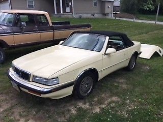 1989 Chrysler TC Maserati Convertible, Only 58,000 miles!!! # 886 made in 1989!! 1989 Chrysler TC Maserati