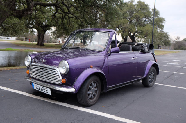 1989 Classic Mini Cooper Convertible Austin Rover 1989 Mini Classic Mini