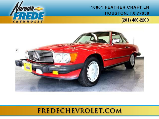 1989 Convertible Used 5.6L 8 Cylinder Engine Automatic 4-Speed Unknown RWD Red 1989 Mercedes-Benz 560