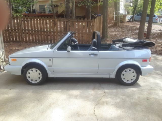 1989 Convertible VOLKSWAGEN CABRIOLET (Wolfsburg Edition) 1989 Volkswagen Cabrio