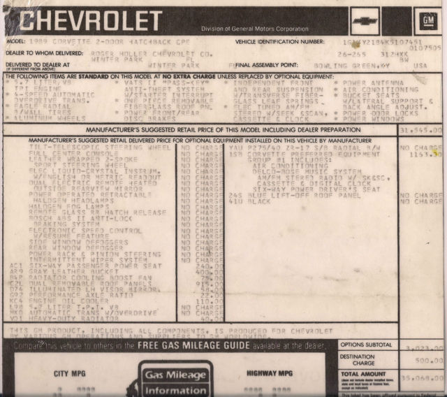 1989 Chevrolet Corvette - photo 8