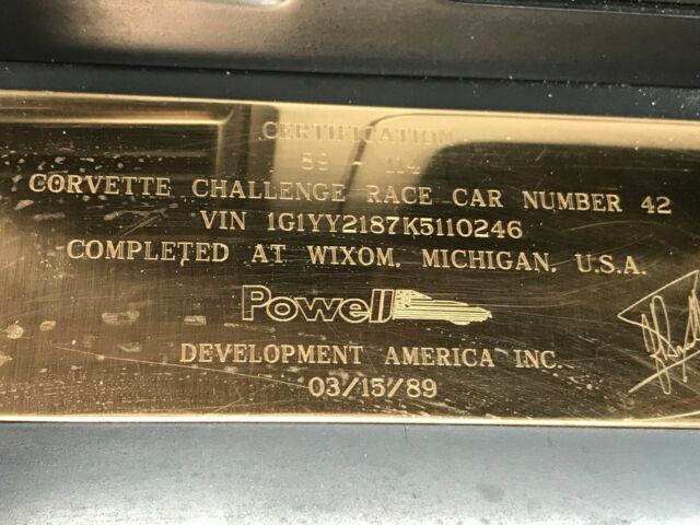 1989 Chevrolet Corvette Challenge Race Car - photo 11