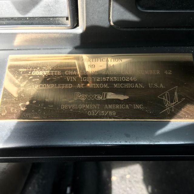 1989 Chevrolet Corvette Challenge Race Car - photo 12