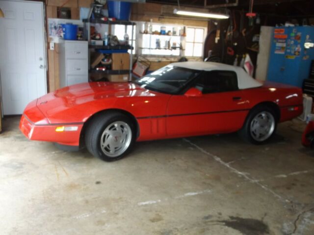 1989 Corvette Conv. Little red Corvette 7k miles 1989 Chevrolet Corvette Convertible