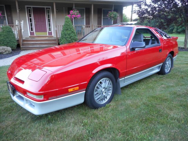 1989 Dodge Daytona ES 2059 orig miles, pristine vehicle is NEW, rare 5spd 1989 Dodge Daytona ES